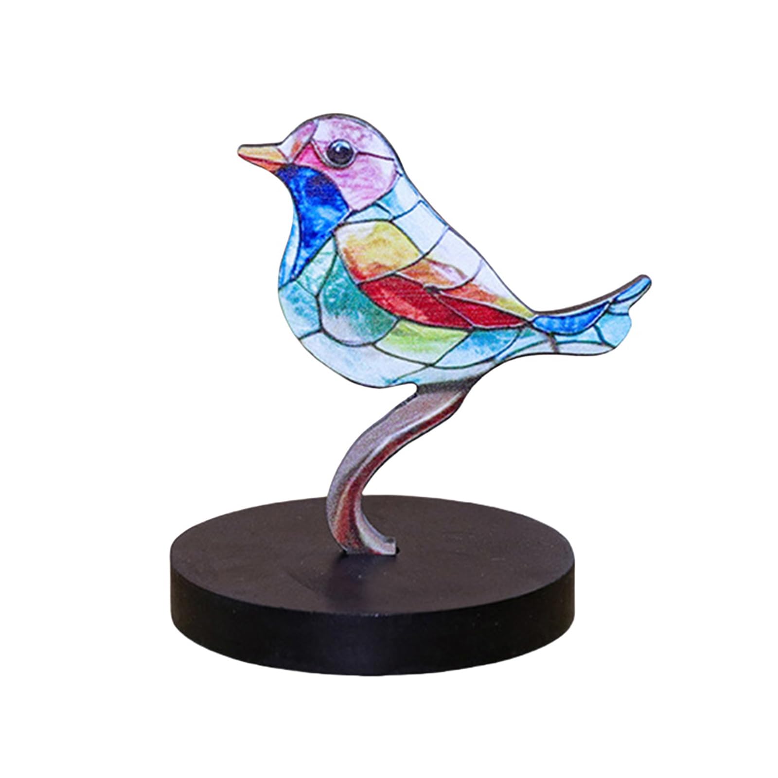 ガラス製 鳥のオブジェセット 2つ ガラス バード クリップ 2個セット