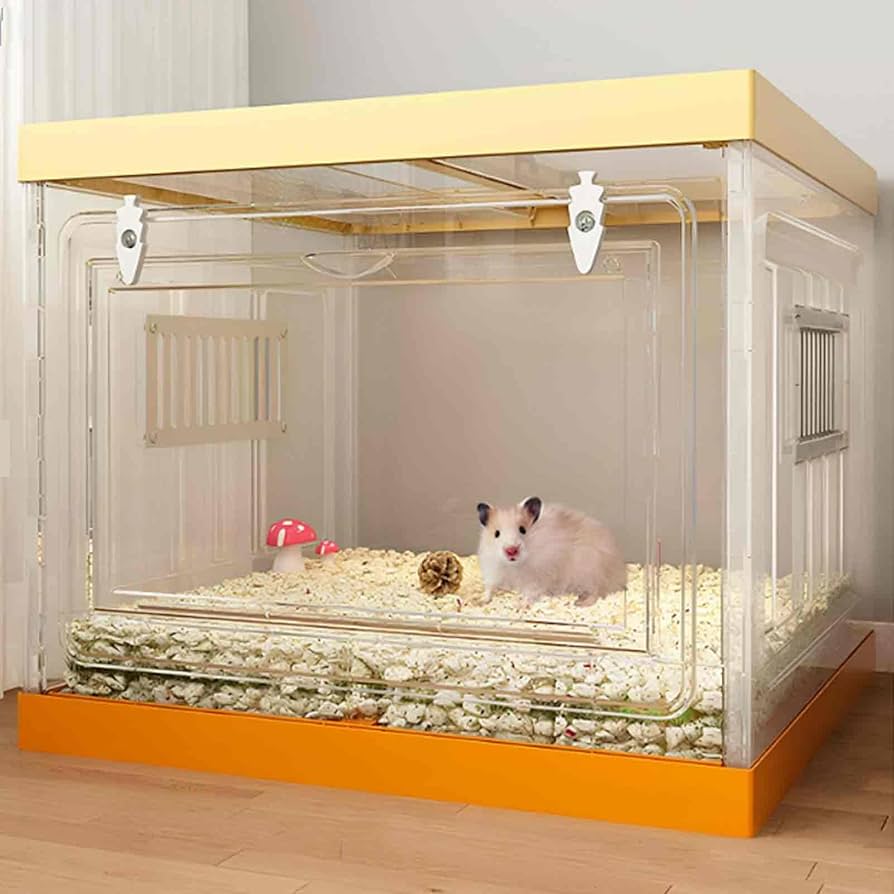 Amazon.co.jp: JKsyg(まさこ) ハムスターハウス大きい ハムスター