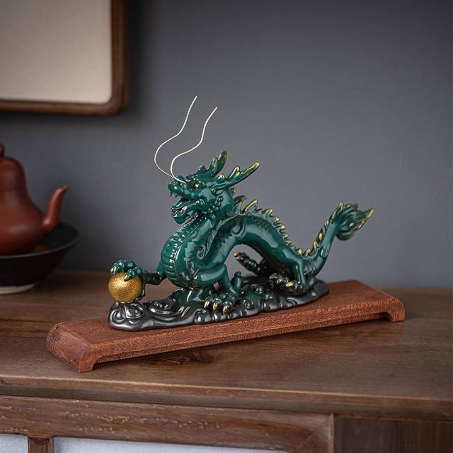 古玩古工芸品双耳瑞獣竜灰皿装飾置物0P 古玩古工芸