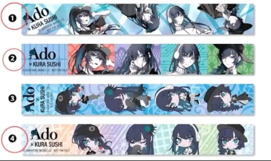 ado デスクマット タオル キーホルダー計6点