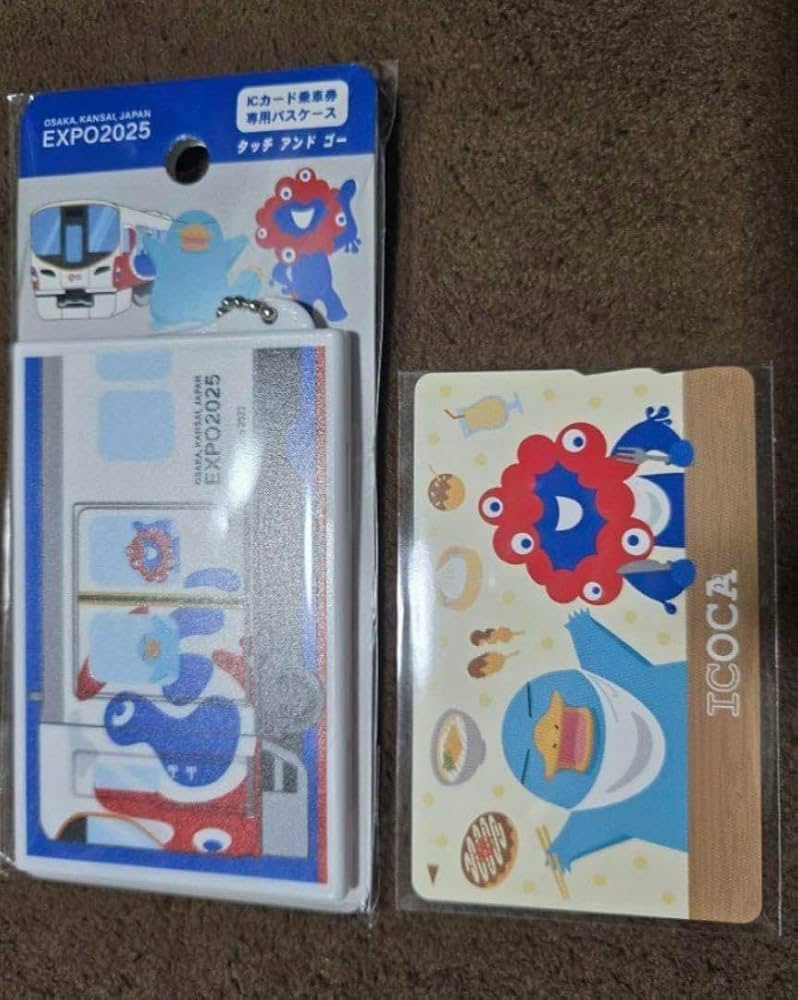 万博限定 ミャクミャク ICOCAカード & パスケース セット 大阪万博会場