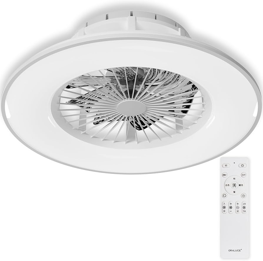 ORALUCE シーリングファンライト 10畳 ファン付き LED