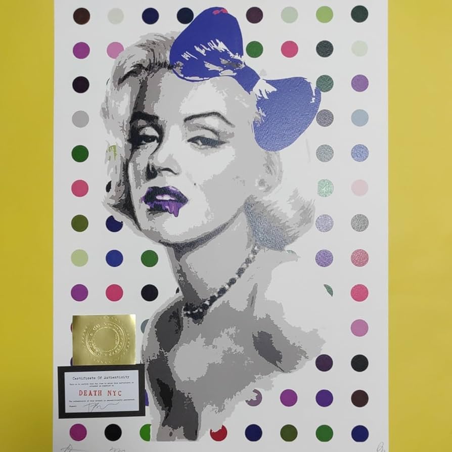 世界限定100枚 DEATH NYC アート ポスター db25 DEATH NYC 世界限定100