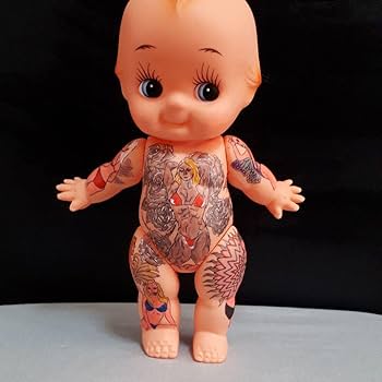 Amazon | 入れ墨キューピー人形(34㎝ | 人形・ドール | おもちゃ