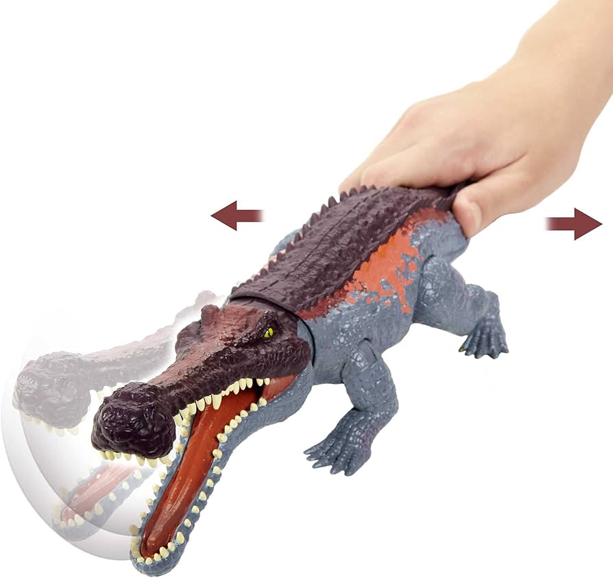 Amazon.co.jp: Mattel - Jurassic World Massive Biters Sarcosuchus