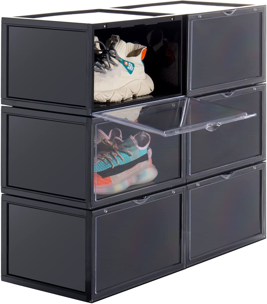Amazon｜八番屋 シューズボックス スニーカーボックス スニーカー 収納