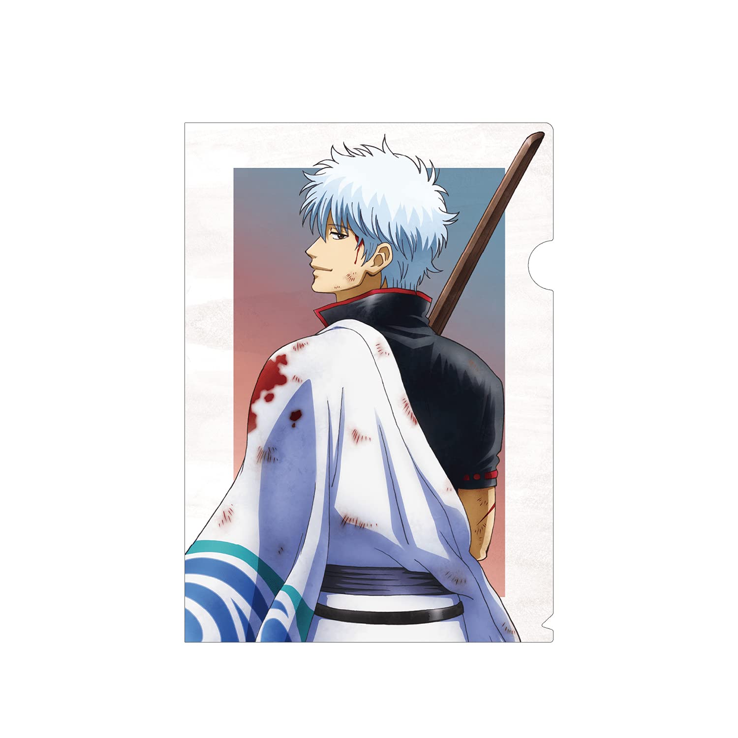 銀魂クリアファイル下敷きフォルダー坂田銀時公式カードダスウェハース