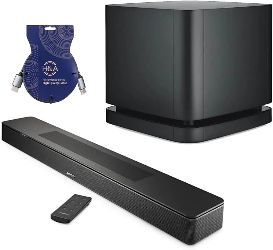 Amazon.com: Bose Smart Soundbar 600, Black - Bundle with Bass