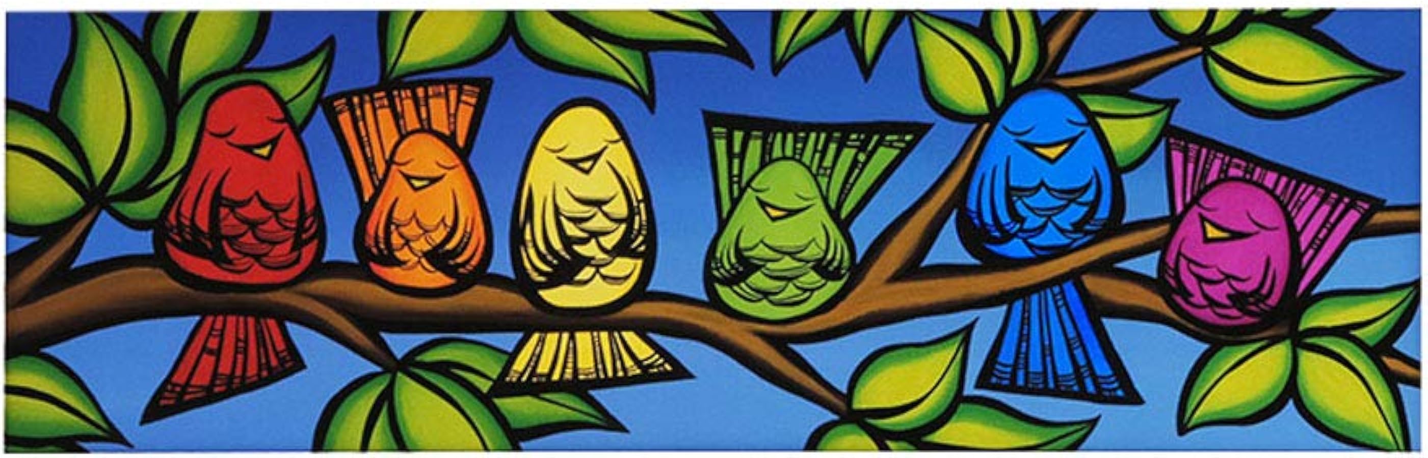 heatherbrownプリント絵画RainbowSurf