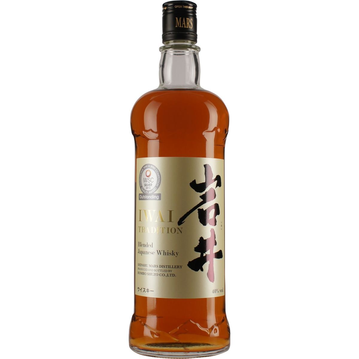 Amazon.co.jp: 本坊酒造 マルス ブレンデッドウイスキー 岩井