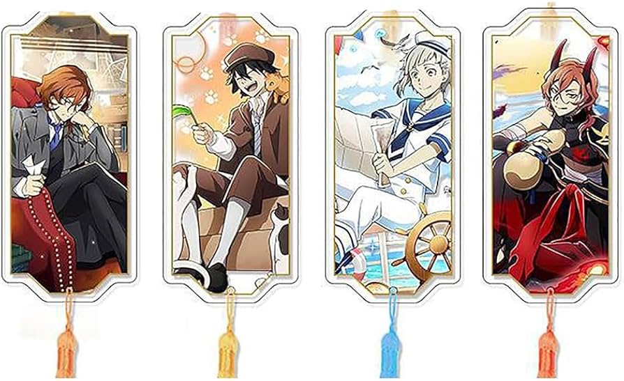 文豪ストレイドッグス しおり 非売品 特典 STORM 太宰 中也 旗会 文豪