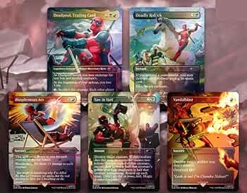 Amazon.com: MTG Secret Lair: Secret Lair x Marvel's Deadpool (Foil