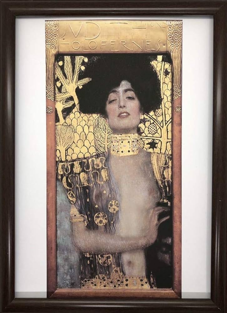大型】グスタフ クリムト ユディト 絵画 複製画 性と神秘の混合