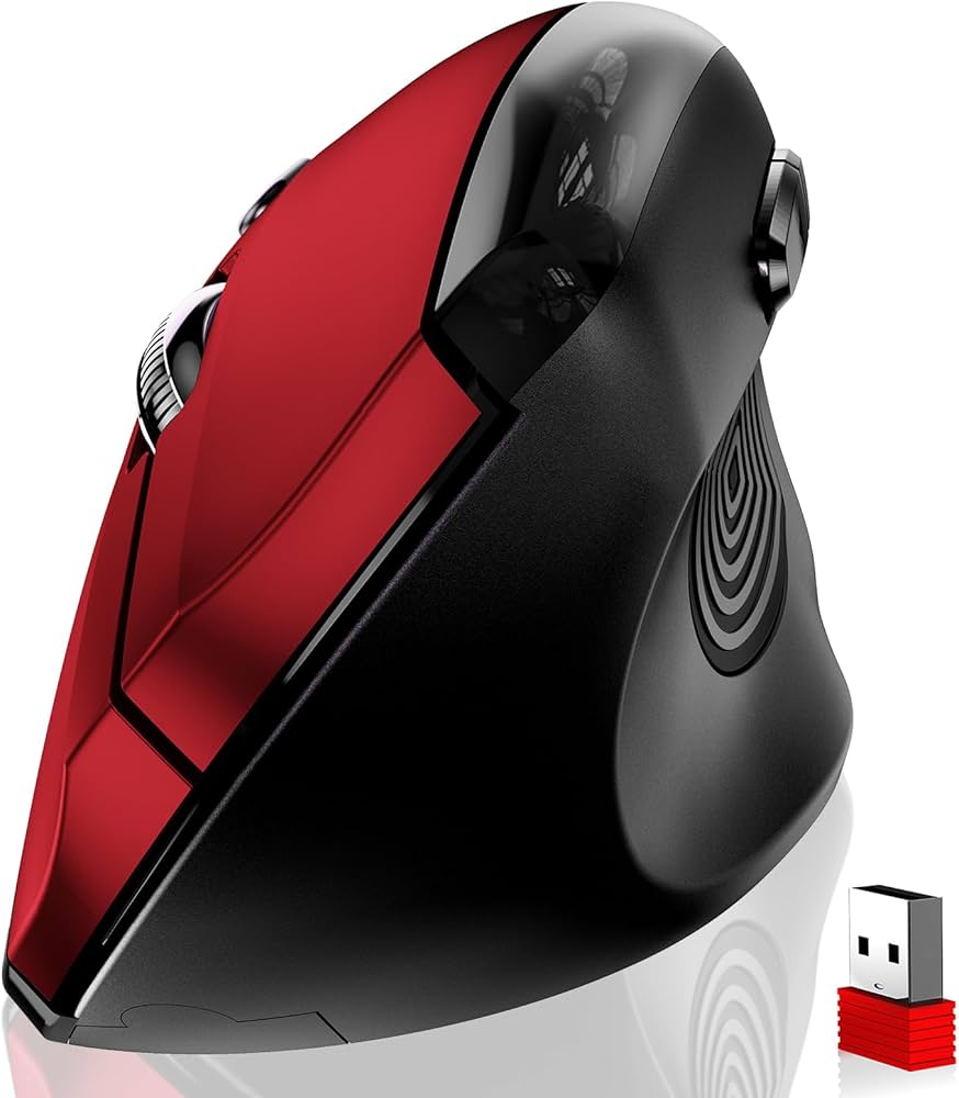 Amazon.com: memzuoix Ergonomic Wireless Mouse, 2.4G Optical
