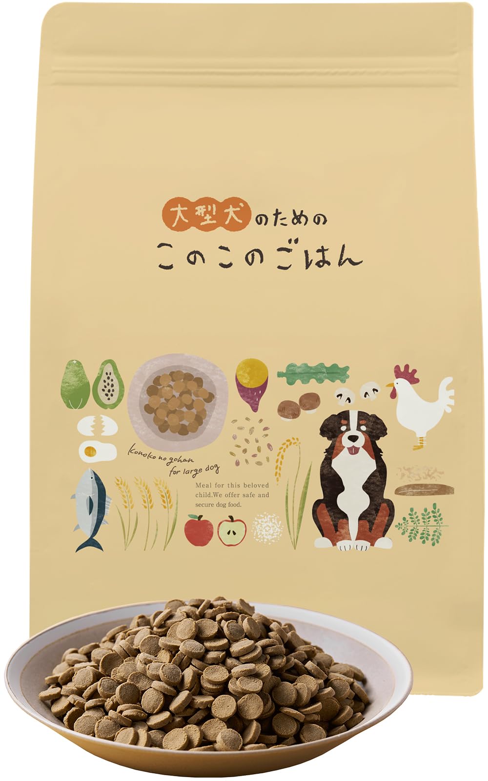 Amazon.co.jp: コノコトトモニ 大型犬のための このこのごはん