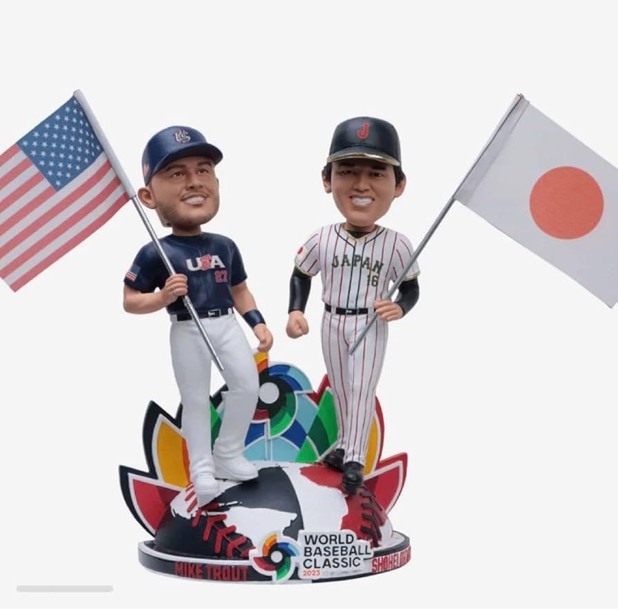 正規品】大谷翔平マイクトラウト デュアルボブルヘッド 正規品】大谷