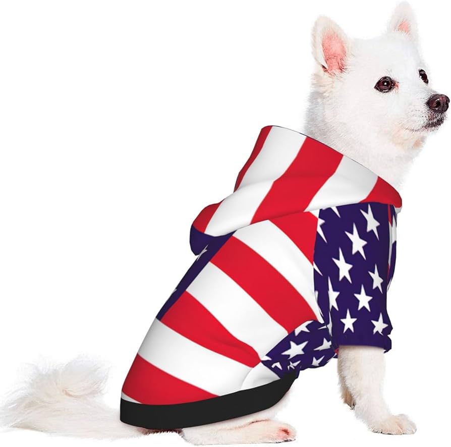 Amazon | 国旗柄 アメリカ星条旗柄 犬服 ペット服 リオスタジオ 犬 服