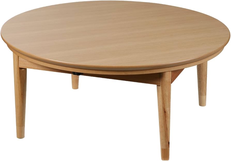 Amazon.co.jp : ナカムラ 北欧デザインこたつテーブル コンフィ 90cm丸