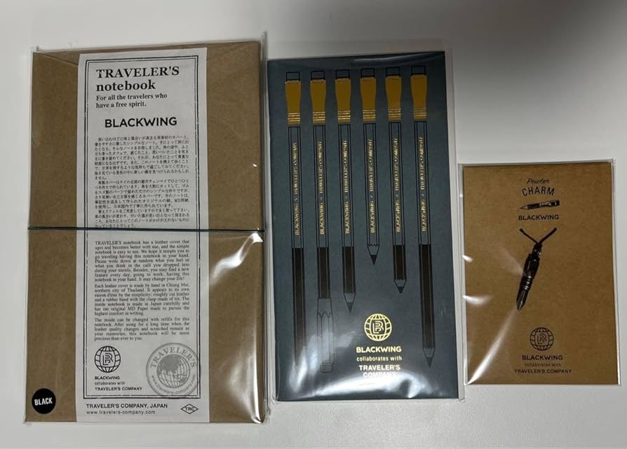 トラベラーズファクトリーBLACKWING トラベラーズノート3点セット