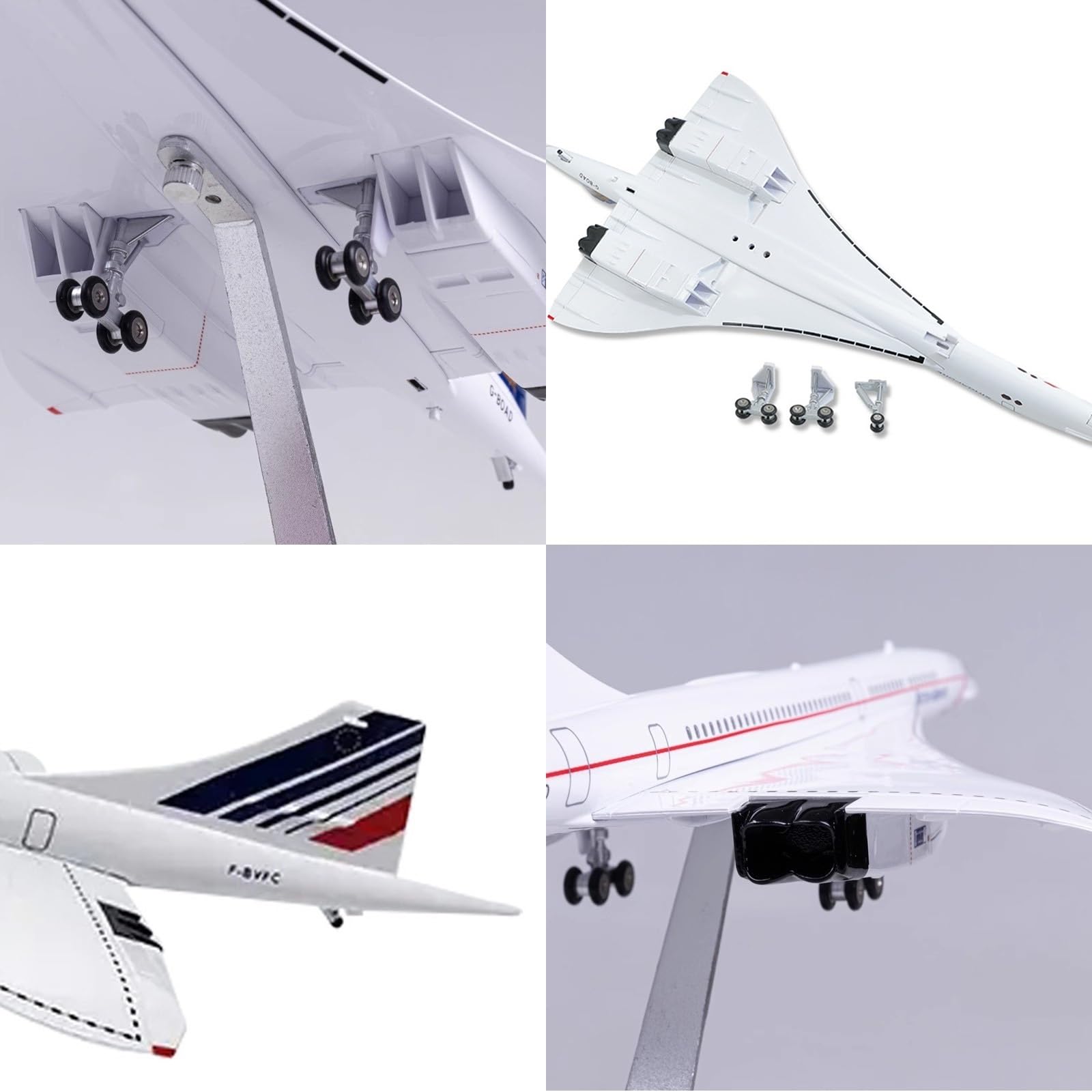 Amazon.co.jp: 19.7インチ 1:125 エールフランス コンコルド モデル