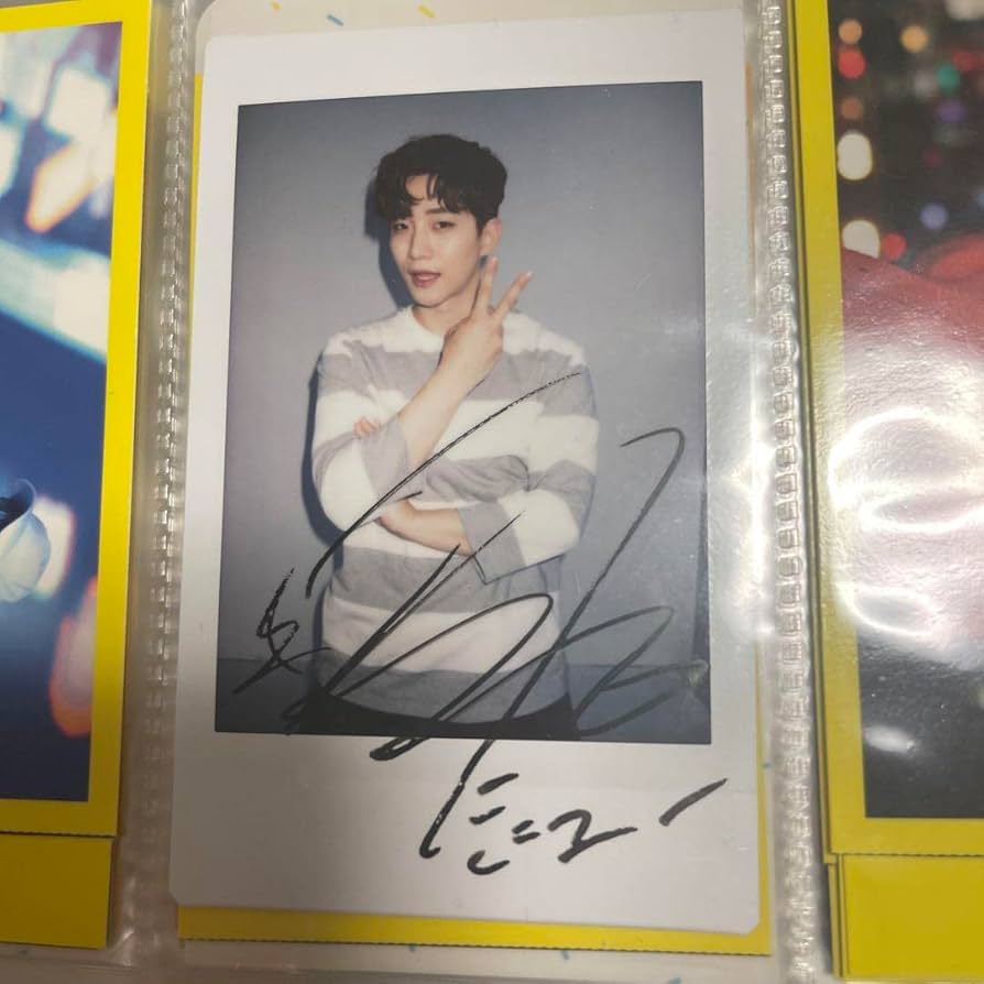 2PMジュノ サイン入りチェキ 2PM JUNHO サイン入りチェキ CD