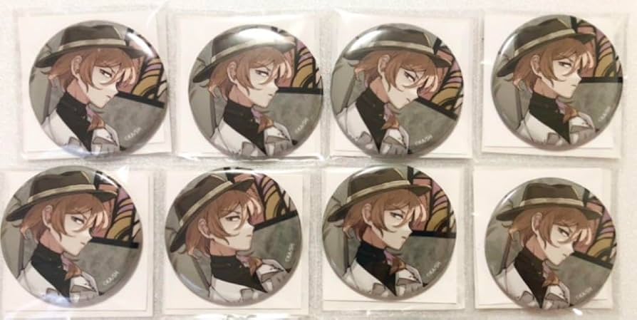 文豪ストレイドッグス 中原中也 缶バッジ 文豪ストレイドッグス 中原中