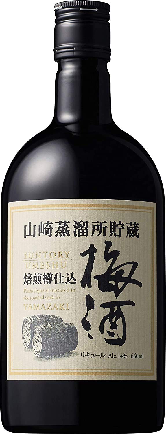 Amazon.co.jp: サントリー 山崎蒸溜所貯蔵焙煎樽仕込梅酒 660ml : 食品