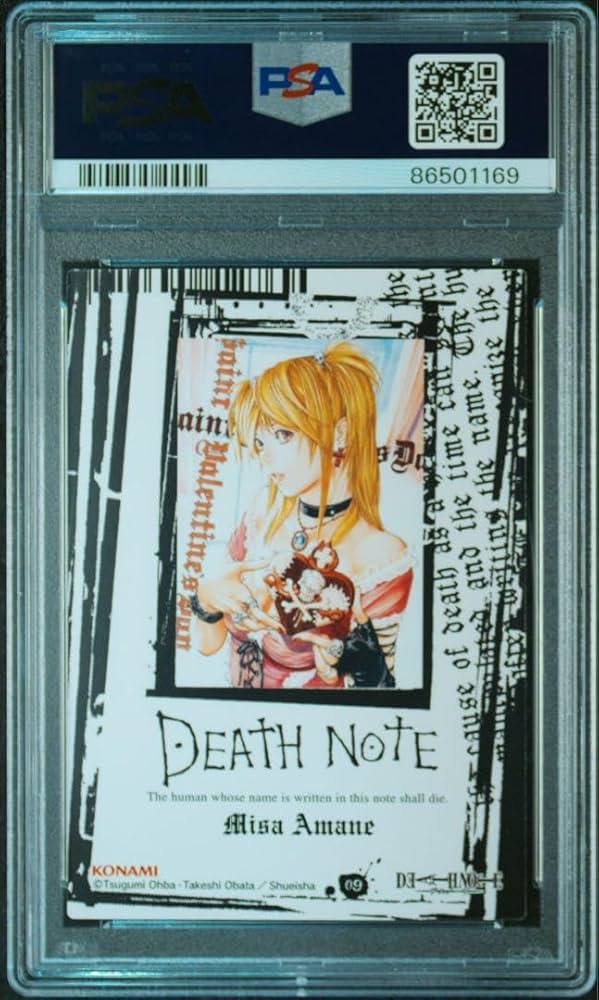 ⑦ デスノート DEATH NOTE トレーディングカード 弥海砂 ミサ Amazon