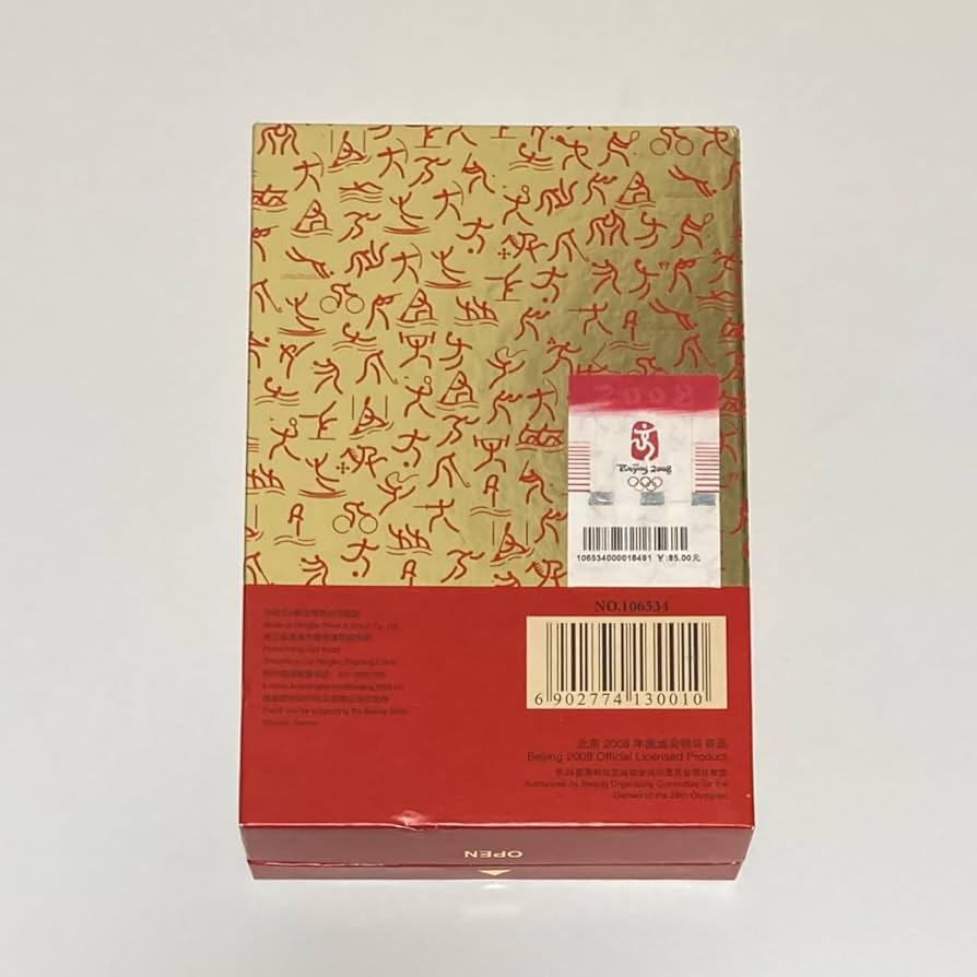 新品】北京オリンピック 公式トランプ 金！！ 新品】北京オリンピック