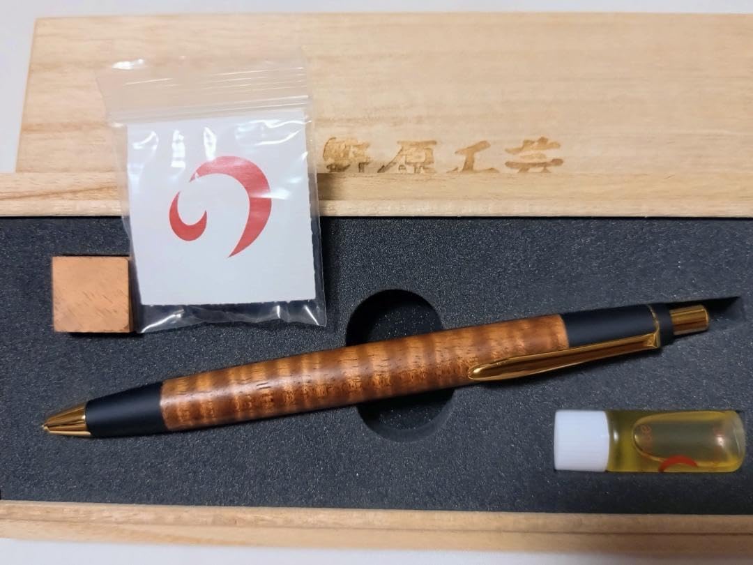 野原工芸 ハワイアンコア カーリー スリム ボールペン 野原工芸