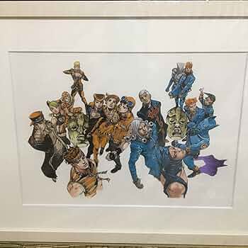 ジョジョの奇妙な冒険 複製原画 プレミアムカラーアート Amazon.co.jp