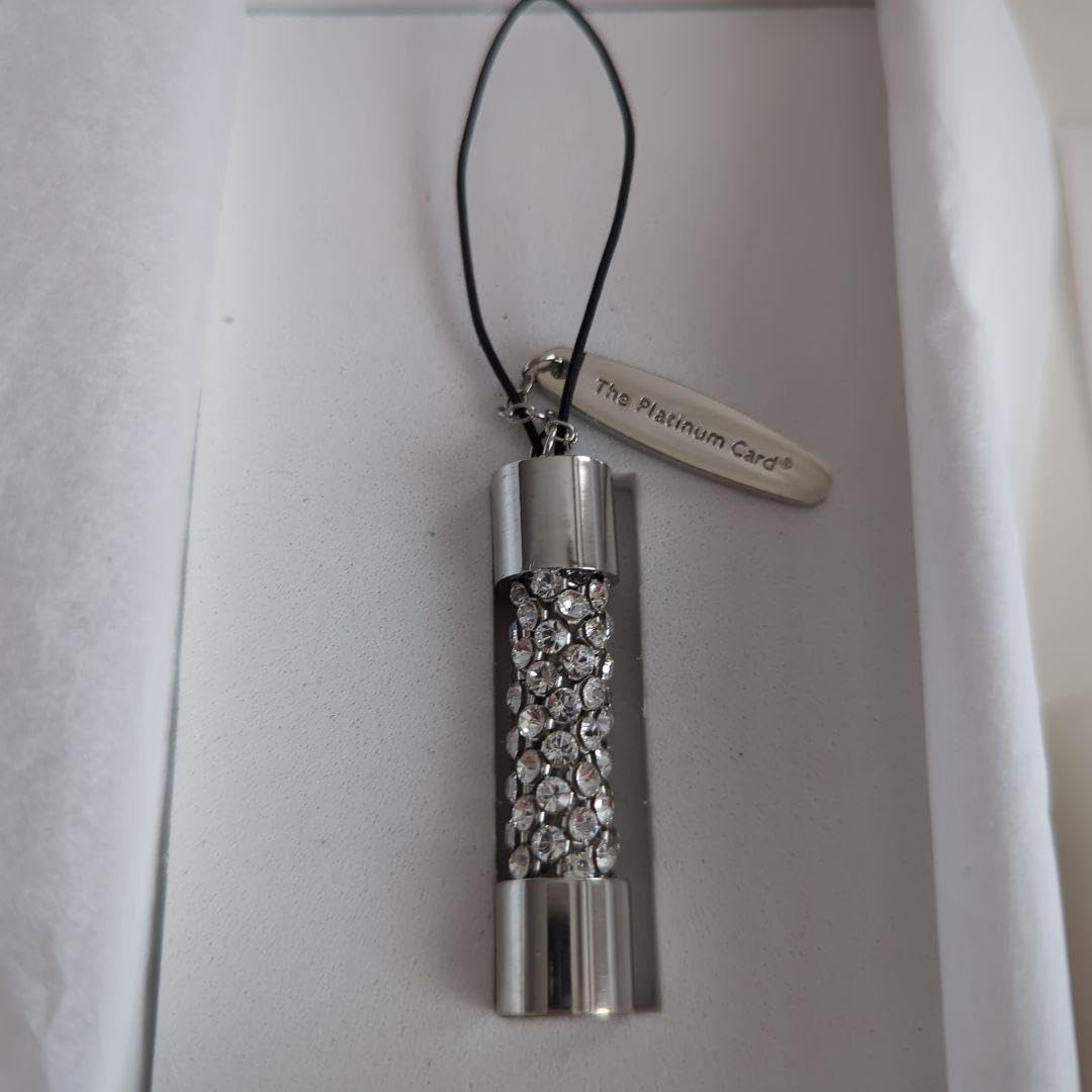 アメックスブラックカード ストラップ センチュリオン スワロフスキー