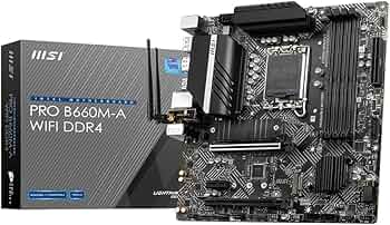 Amazon | MSI PRO B660M-A WIFI DDR4 マザーボード Micro-ATX [Intel