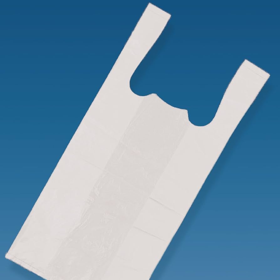 Amazon.com: Economy Snap-Eze T-shirt Bag Plain (white