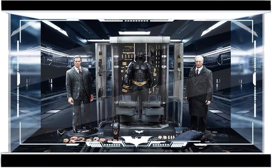 ホットトイズ ダークナイト 格納庫 ブルースウェイン付き トイ