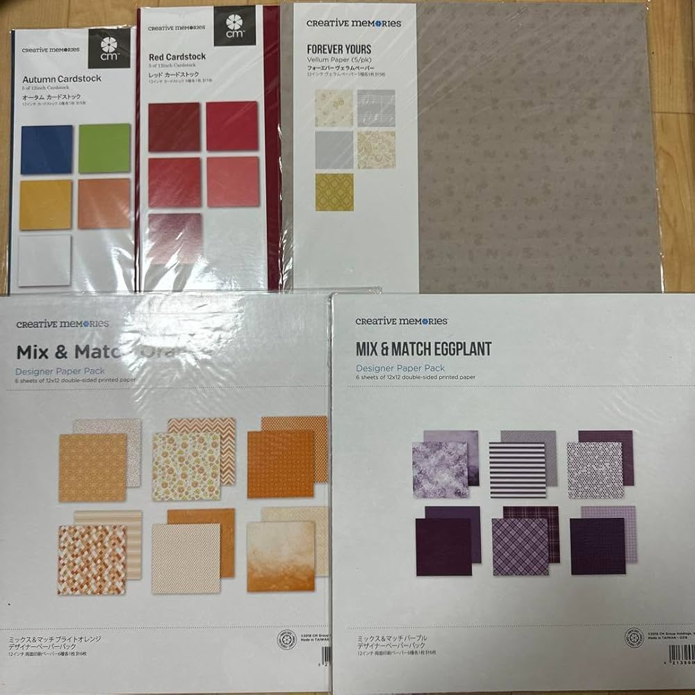 CREATIVE MEMORIES アルバム・ペーパー・ステッカー44個大特価