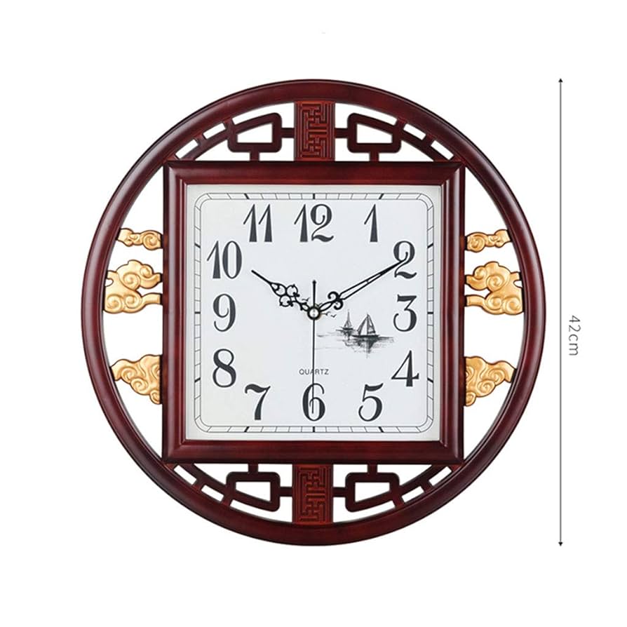 CF5☆中国美術☆ ガラス製 時計 置時計 アンティーク 七宝時計