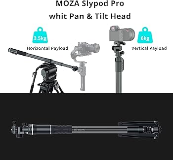 Amazon | MOZA Slypod Pro 電動 一脚 5軸カメラスライダー 13Lb 垂直