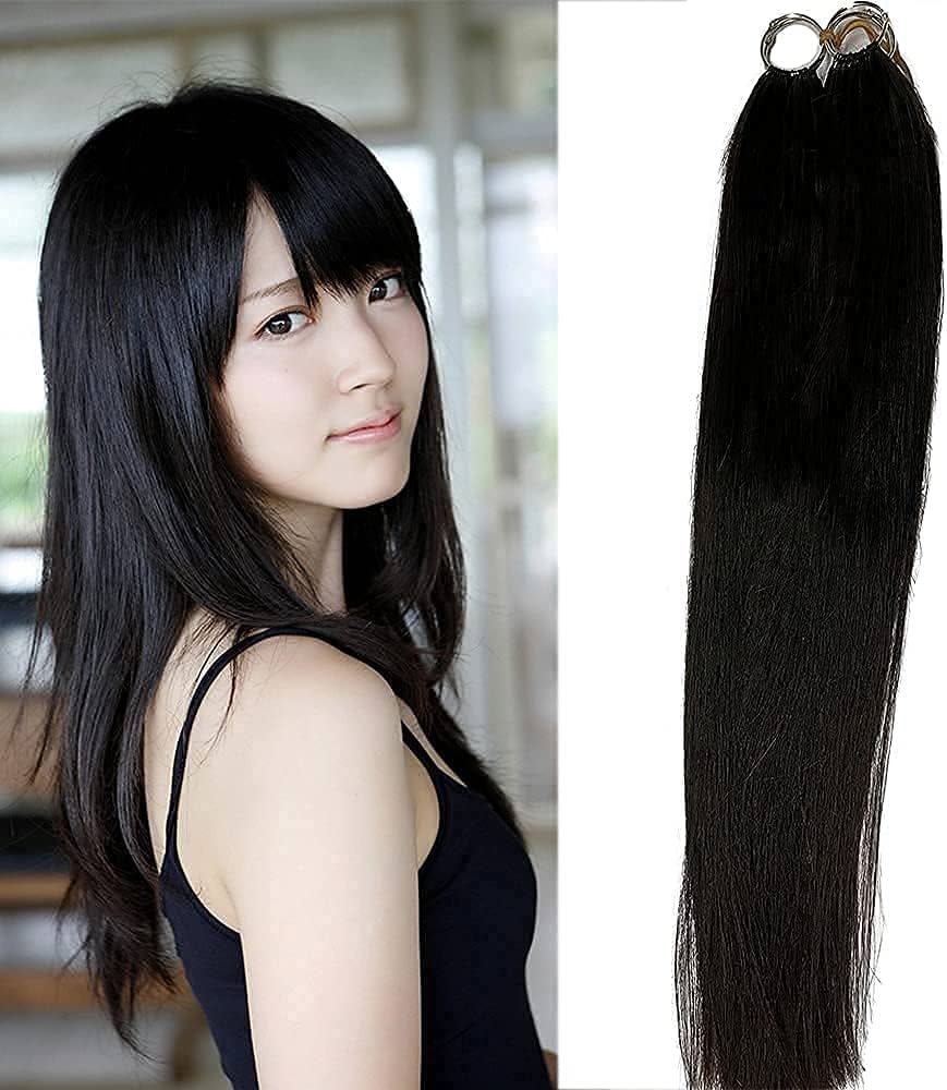 Amazon.co.jp: Zigmoon hair高級100％人毛シールエクステ 200本/55CM