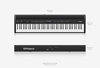 Amazon | Roland FP-60 BK 電子ピアノ 88鍵盤 ポータブルピアノ