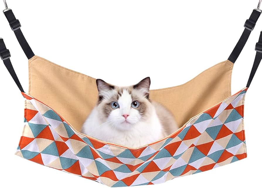 Amazon.co.jp: 猫 ハンモック Blueekin キャットハンモック ヒモ調整