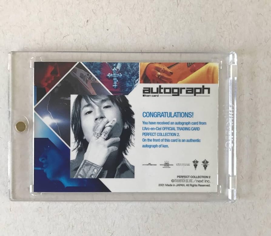 L'Arc〜en〜Ciel ラルク直筆サインken 【激レア】
