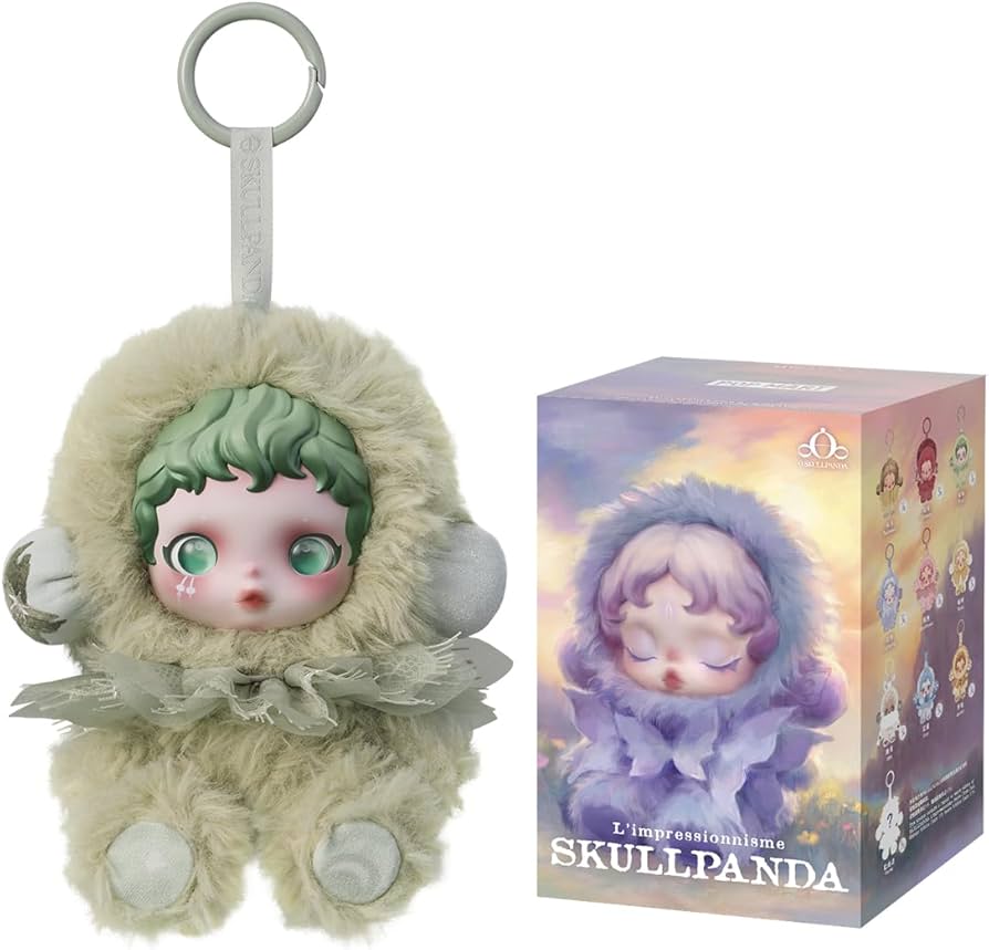 Amazon | POP MART SKULLPANDA L'impressionnisme シリーズぬいぐるみ