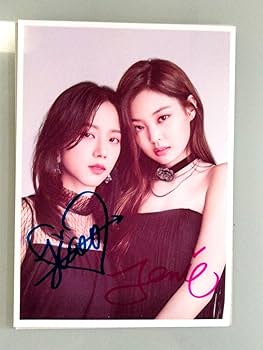 BLACKPINK ジス JISOO サイン入りクリアファイル BLACKPINK ジス JISOO