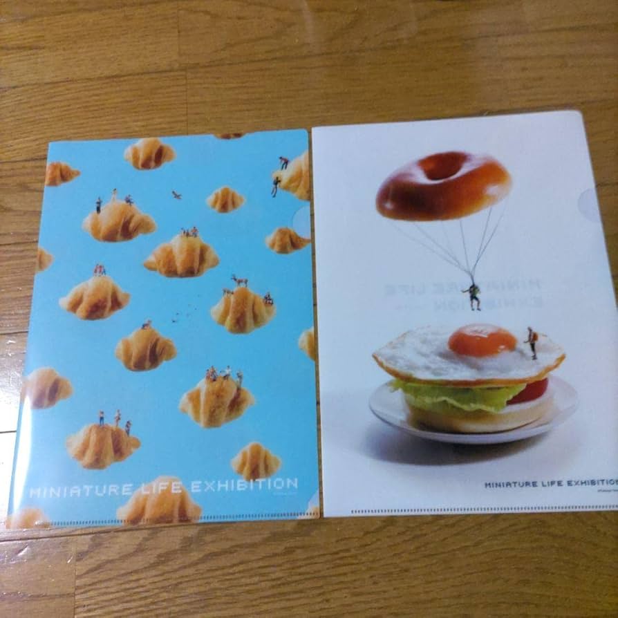 Amazon.co.jp: 田中達也ミニチュアライフ展クリアファイル : おもちゃ
