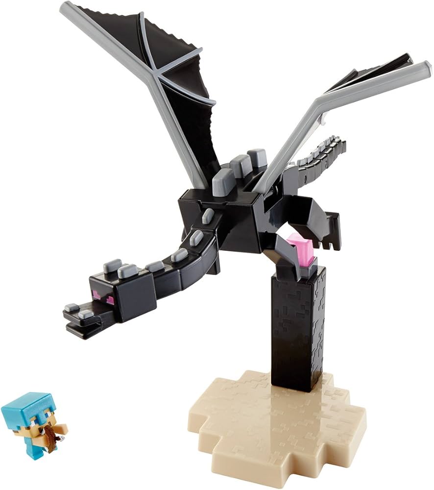 希少 未開封 マイクラフィギュア エンダードラゴンVSスティーブ 【公式