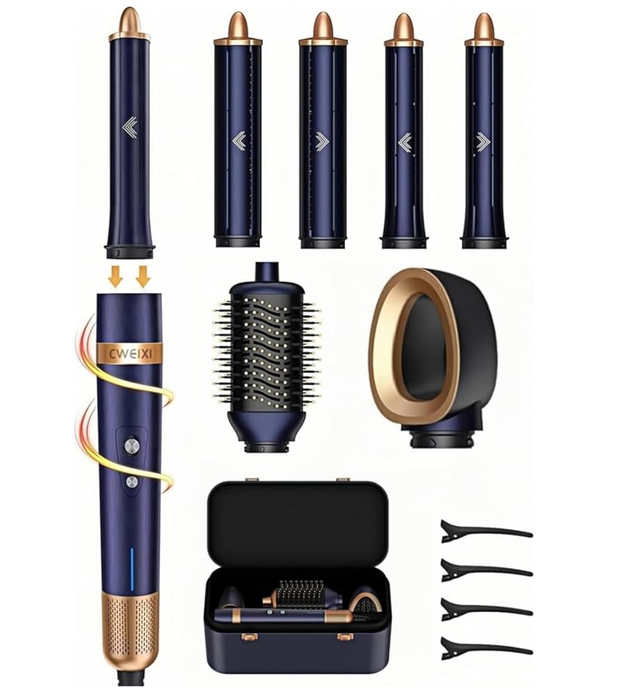 Cweixi マルチスタイラー コテ ヘアドライヤーブラシ カールドライヤー