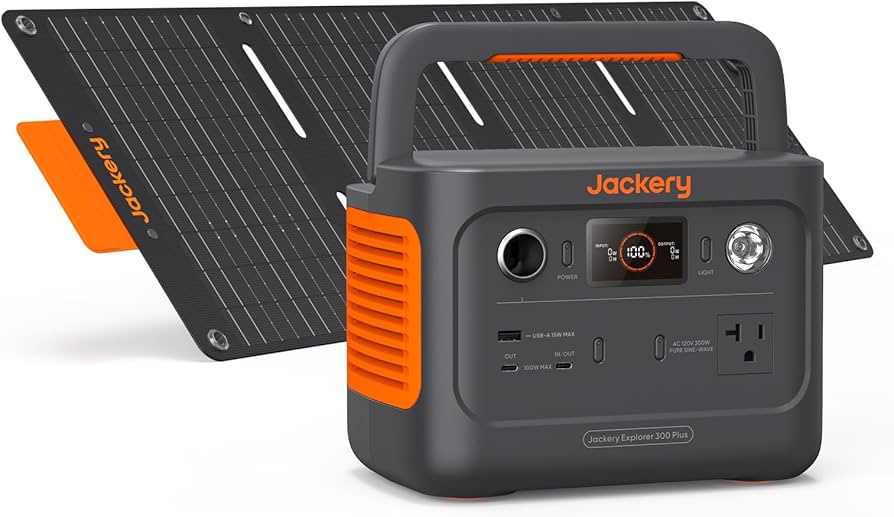 Amazon.co.jp: Jackery Solar Generator 300 Plus 40W Mini ポータブル