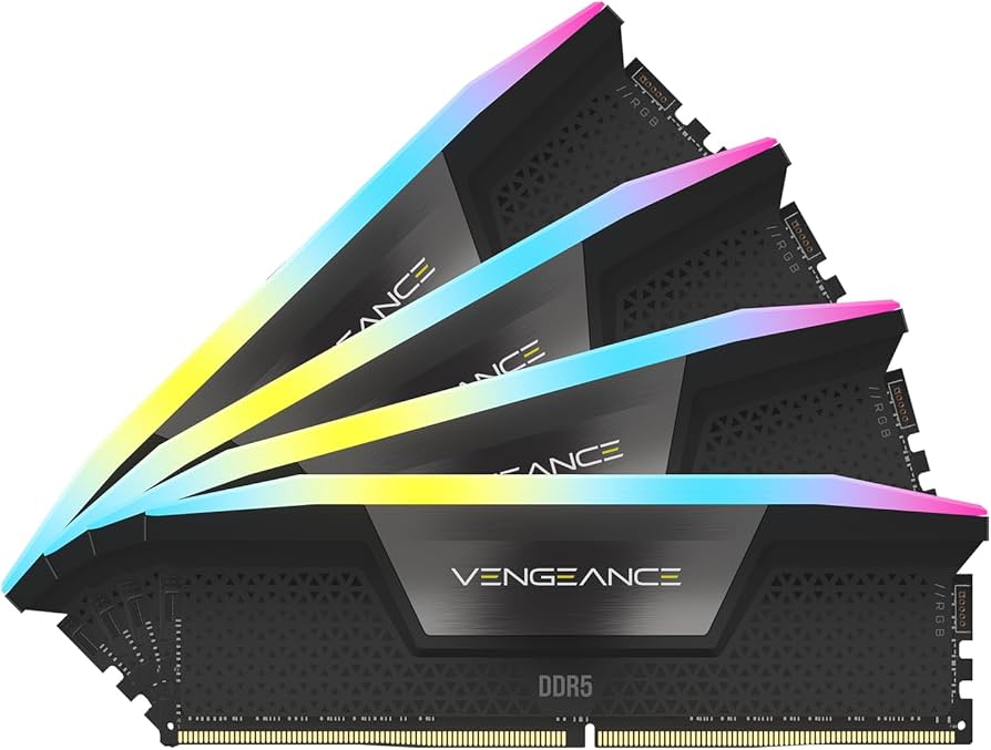 CORSAIR Vengeance RGB DDR5 RAM 128GB (4x32GB) 5600MHz CL40 Intel