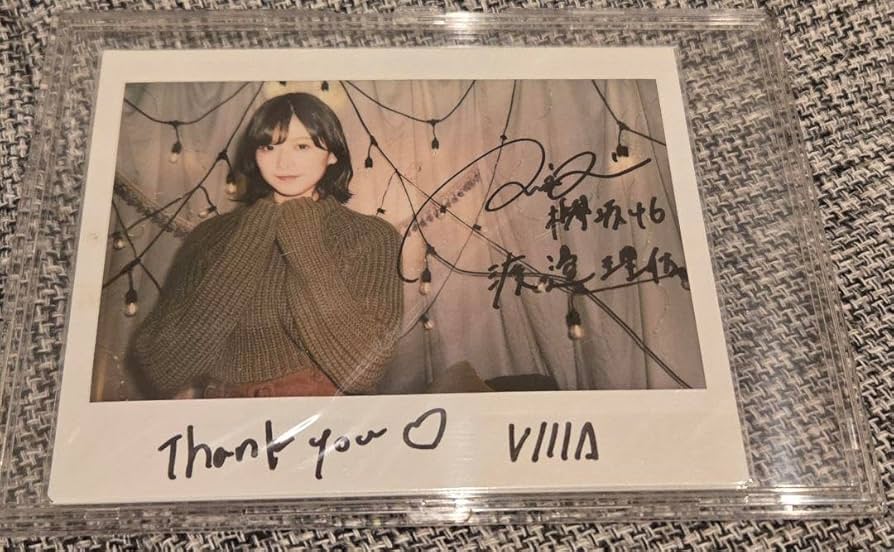 櫻坂46 渡邉理佐 サイン入りチェキ 欅坂46 渡邉理佐 直筆サイン入り